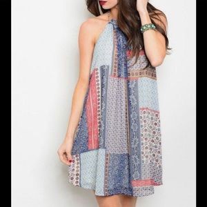 NWOT Eloise Anthropologie floral patch shift dress